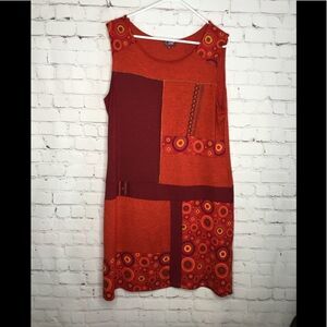 Coline Womens Shift Knit Dress Sleeveless‎